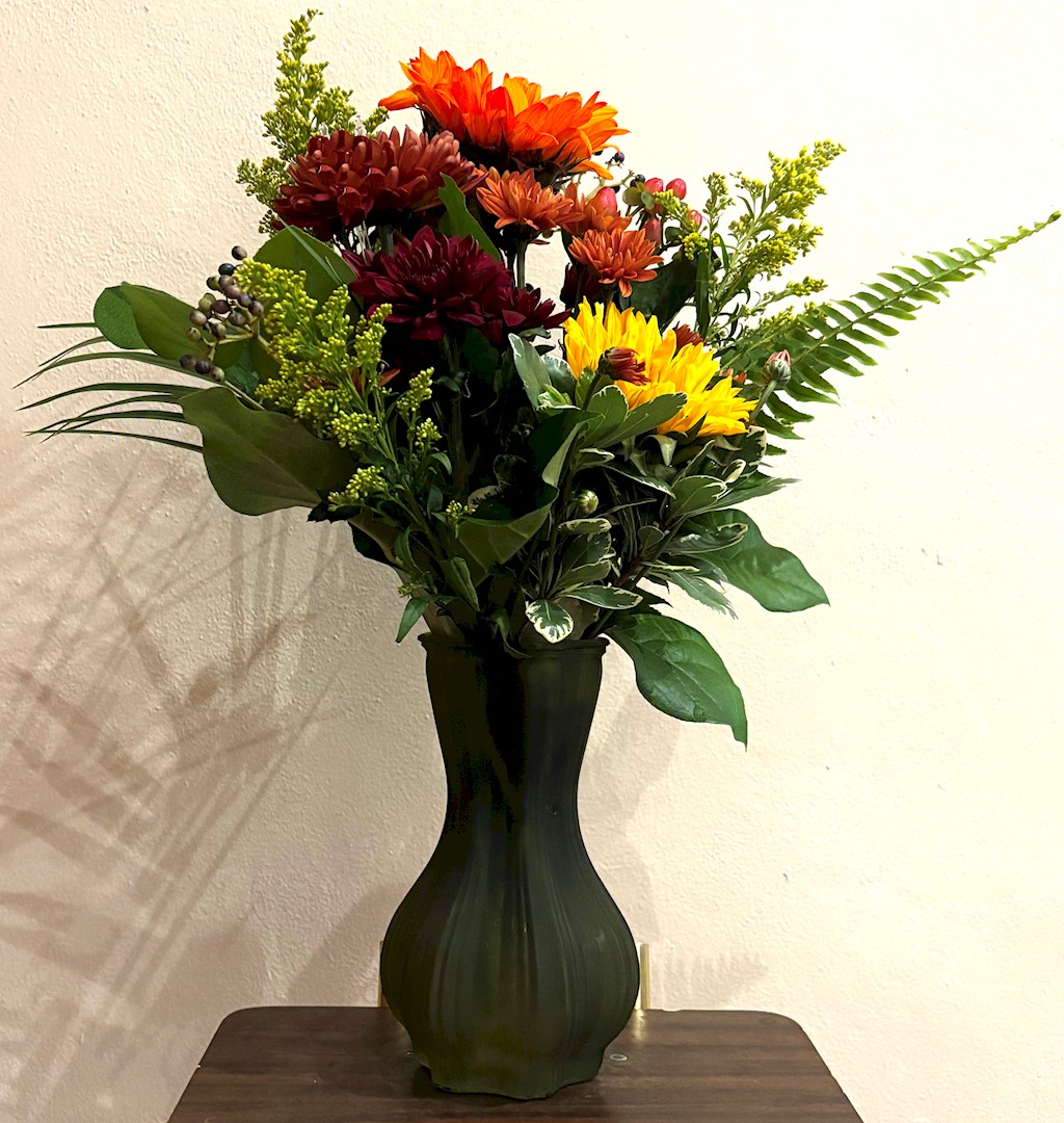 Flowers from Darrel, Taz, Jenna, and Quanna