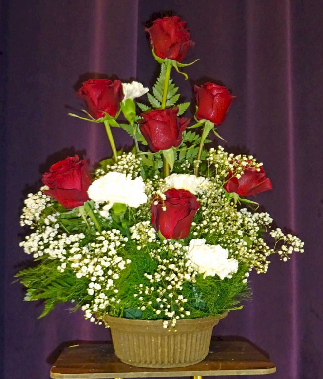 Flowers from Mary Jane, Kenny, and Families