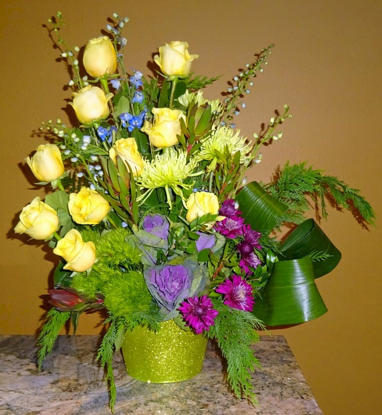 Flowers from Kali and Staff at Point Lay