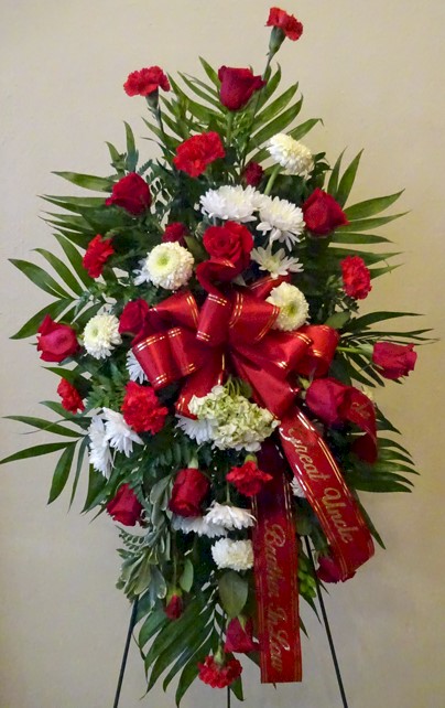 Flowers from "Uncle" "Great-Uncle" "Brother-in-Law"  - Mike and Carla and Troy, Sam, Braydon, and Brett