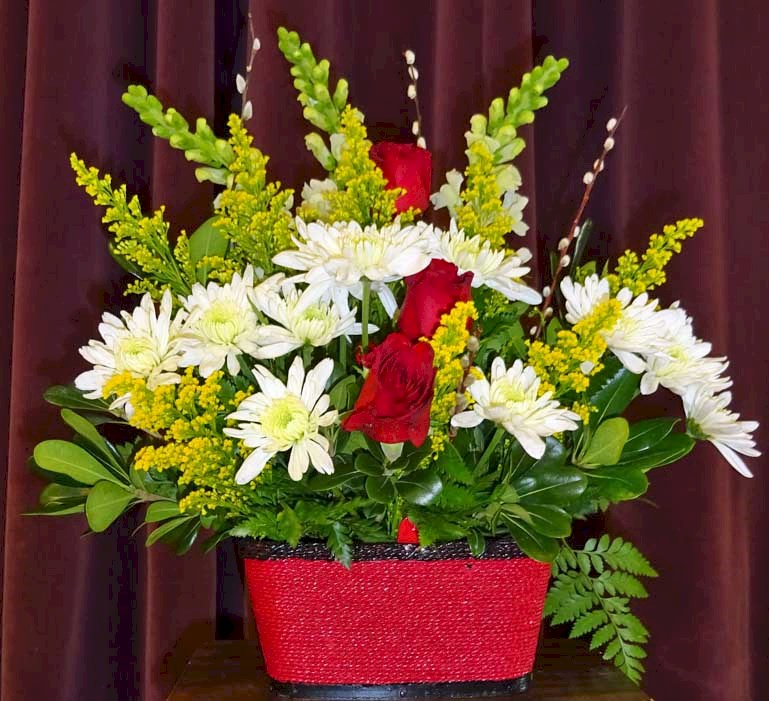 Flowers from Bud & Teri Almy, and Jim Patrick