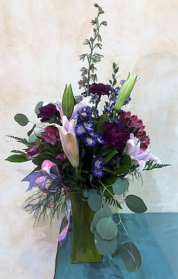 Flowers from Prairie Points Quilt Guild