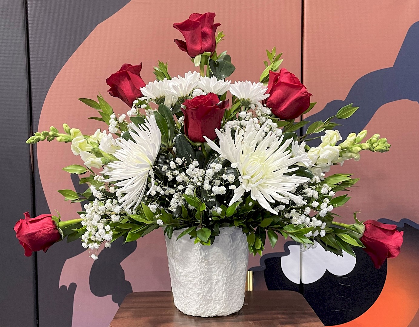Flowers from Dusty and Heather, Rachel, Brylee, and Brooke