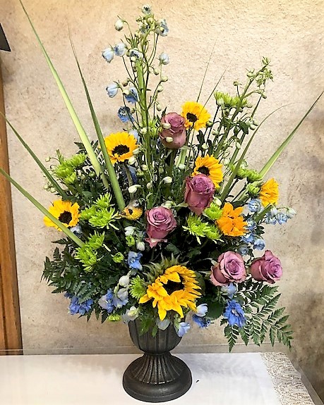 Flowers from Rick and Patt and Sarah Hustead