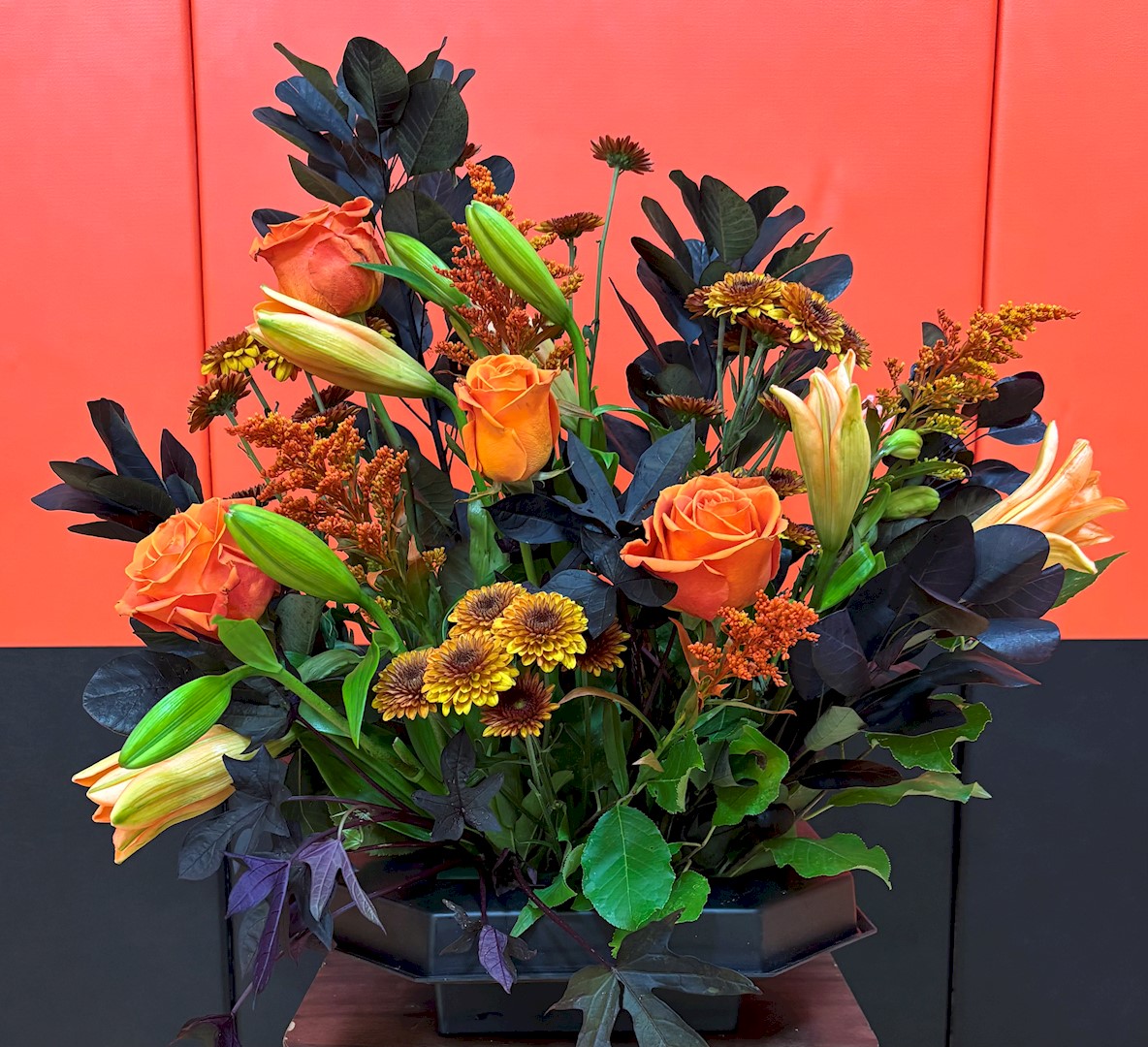 Flowers from Dustin and Jeb