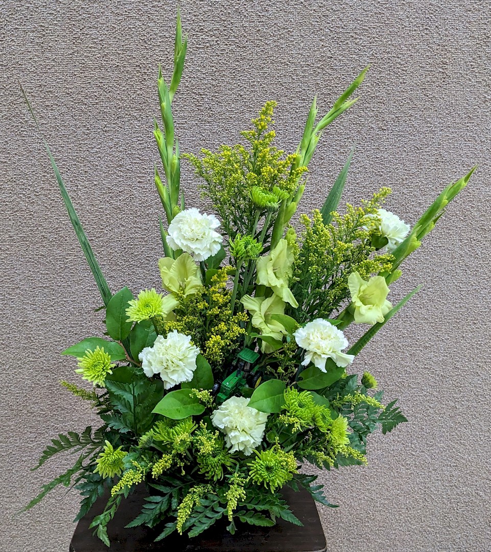 Flowers from Brandy, Rileigh, and Keelie