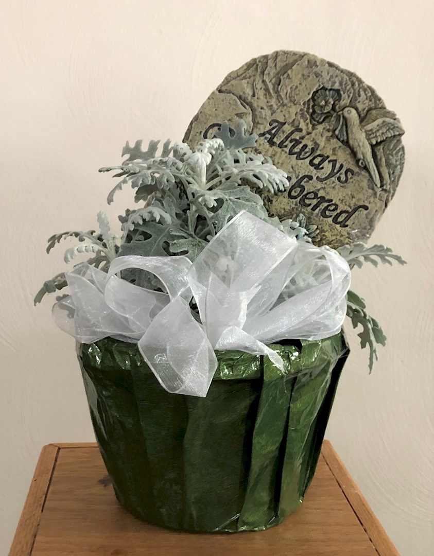 Flowers from Audrey Neiffer; Laurel Hildebrand; and Rusty Olney