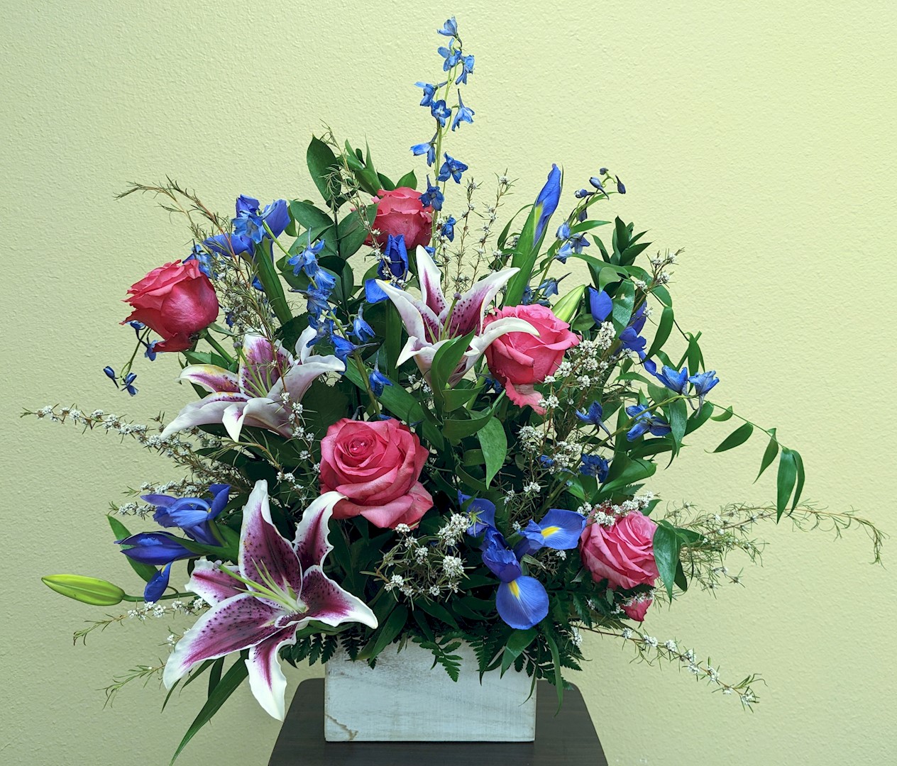 Flowers from Foland Families: Kay, Mark, Karen, and Families, Mary and Family, and Judy and Family