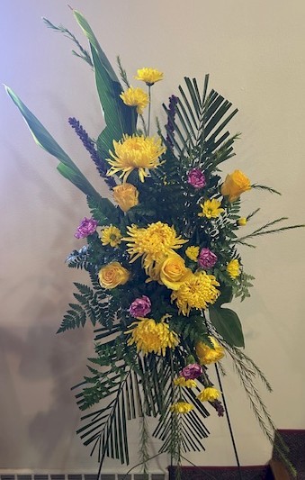 Flowers from Cousin and Maxine and Family
