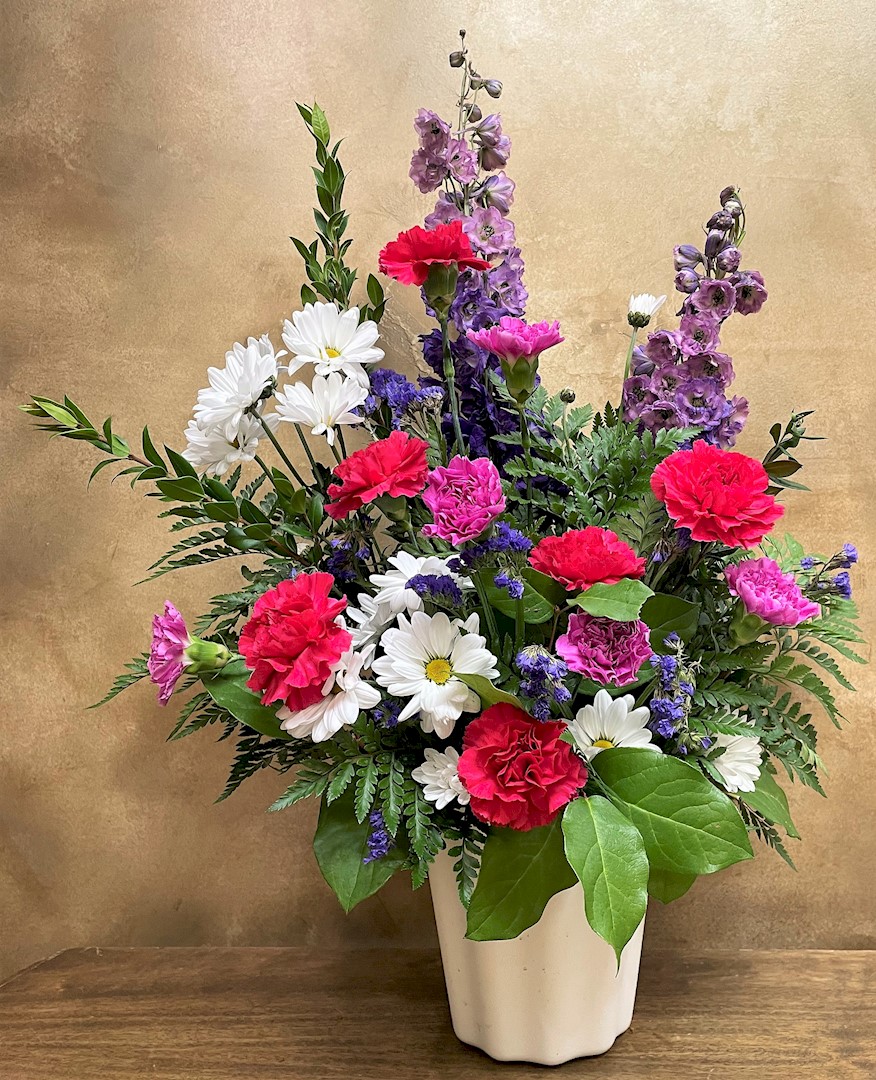 Flowers from Charlotte and Jimmy McCarter of Williamsburg, Virginia