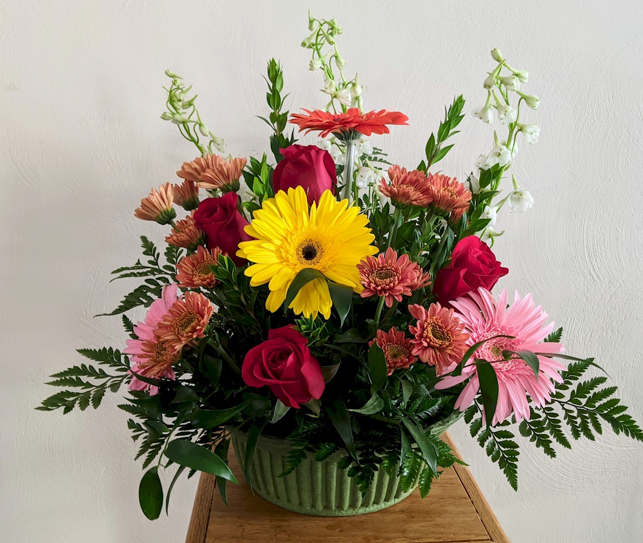 Flowers from Middle School Girls Basketball Team