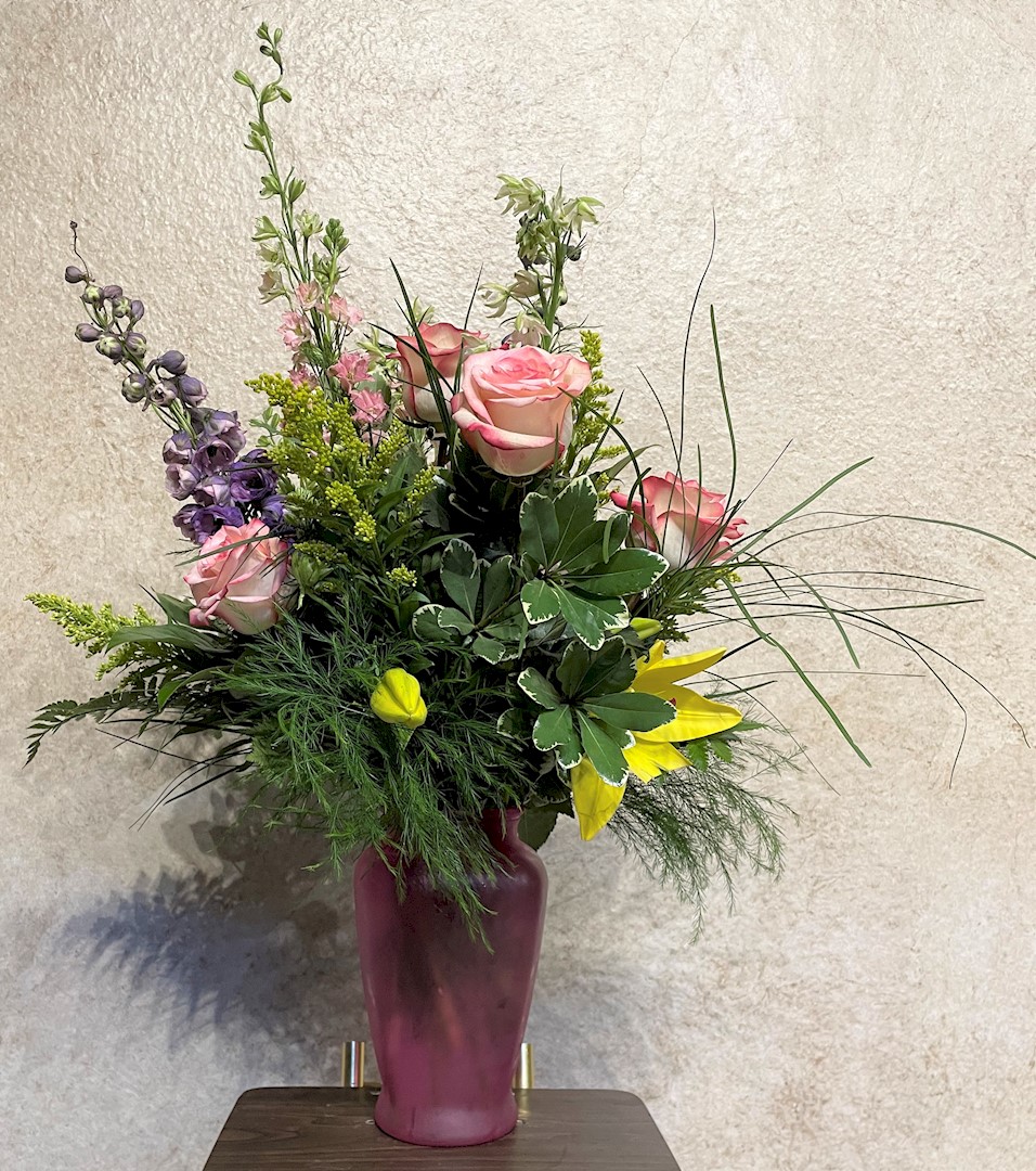 Flowers from Judy, Gary, Bonnie, and Sally
