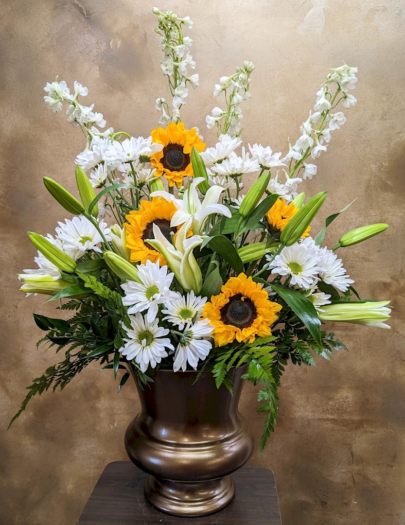 Flowers from Jerry, Joy, and Families