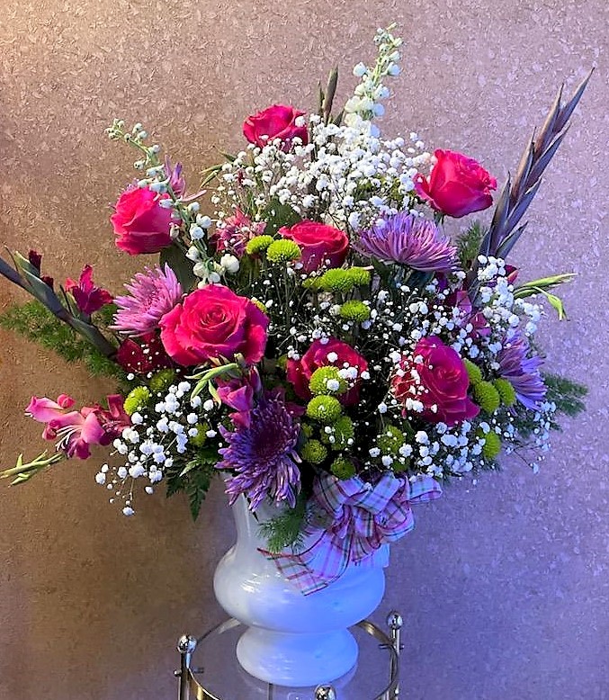 Flowers from SLRS Vehicle Maintenance