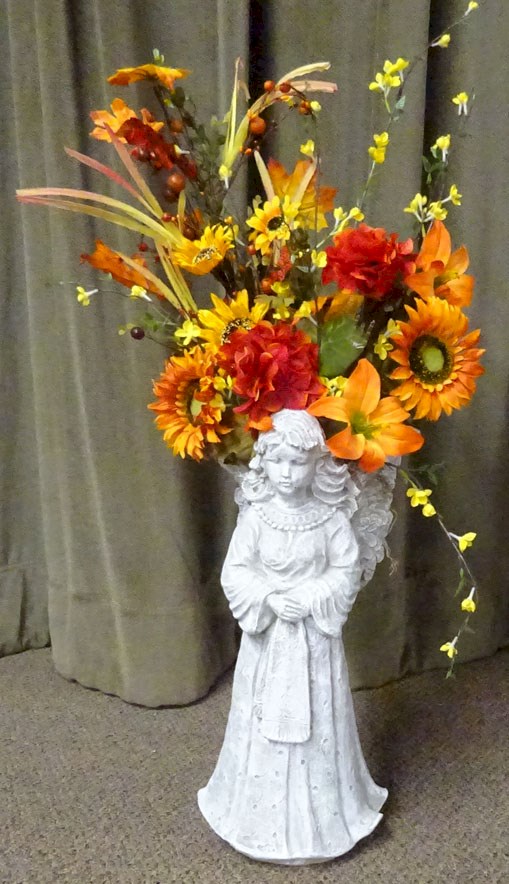 Flowers from Karl & Val, Heather, Andy & Family, Stephanie, Eben & Family, Andy, Brian & Olivia, and Kyle & Bailey