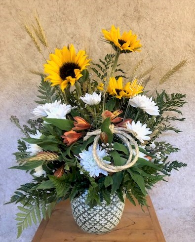 Flowers from US Marshal's Posse