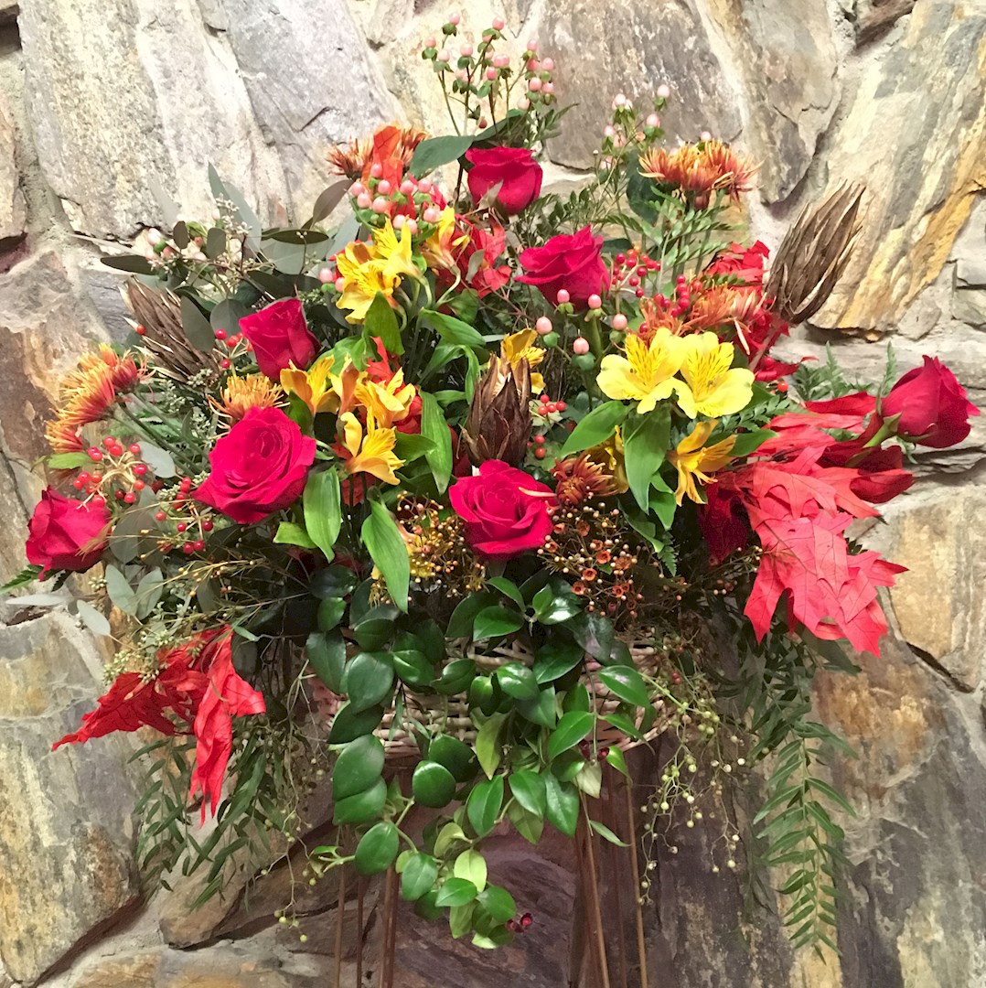 Flowers from Karla Pickard, Dennis Richey, LeAnn Birkeland, and Renee Plumb