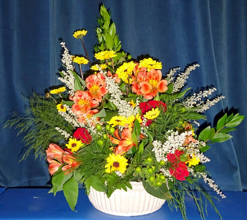 Flowers from David and Jill Venard and Donna and Kelly Green