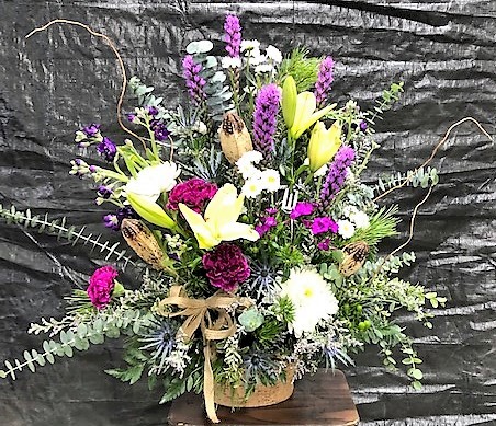 Flowers from Kaye Angle and the Raymond Tibbs Family