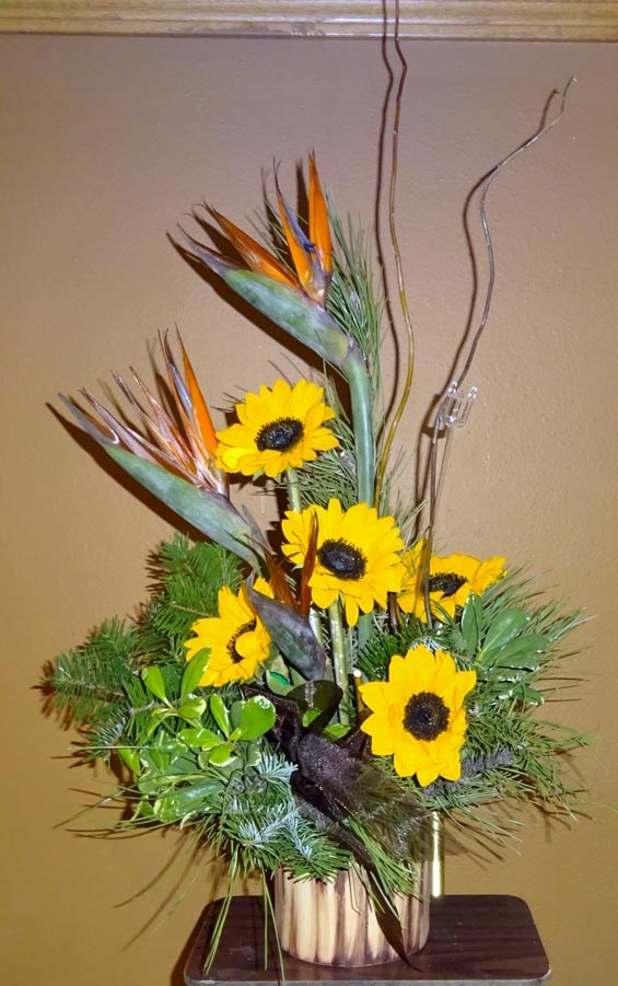 Flowers from Evonne, Chris, Scott & Family, and Wendy, Bob & Family