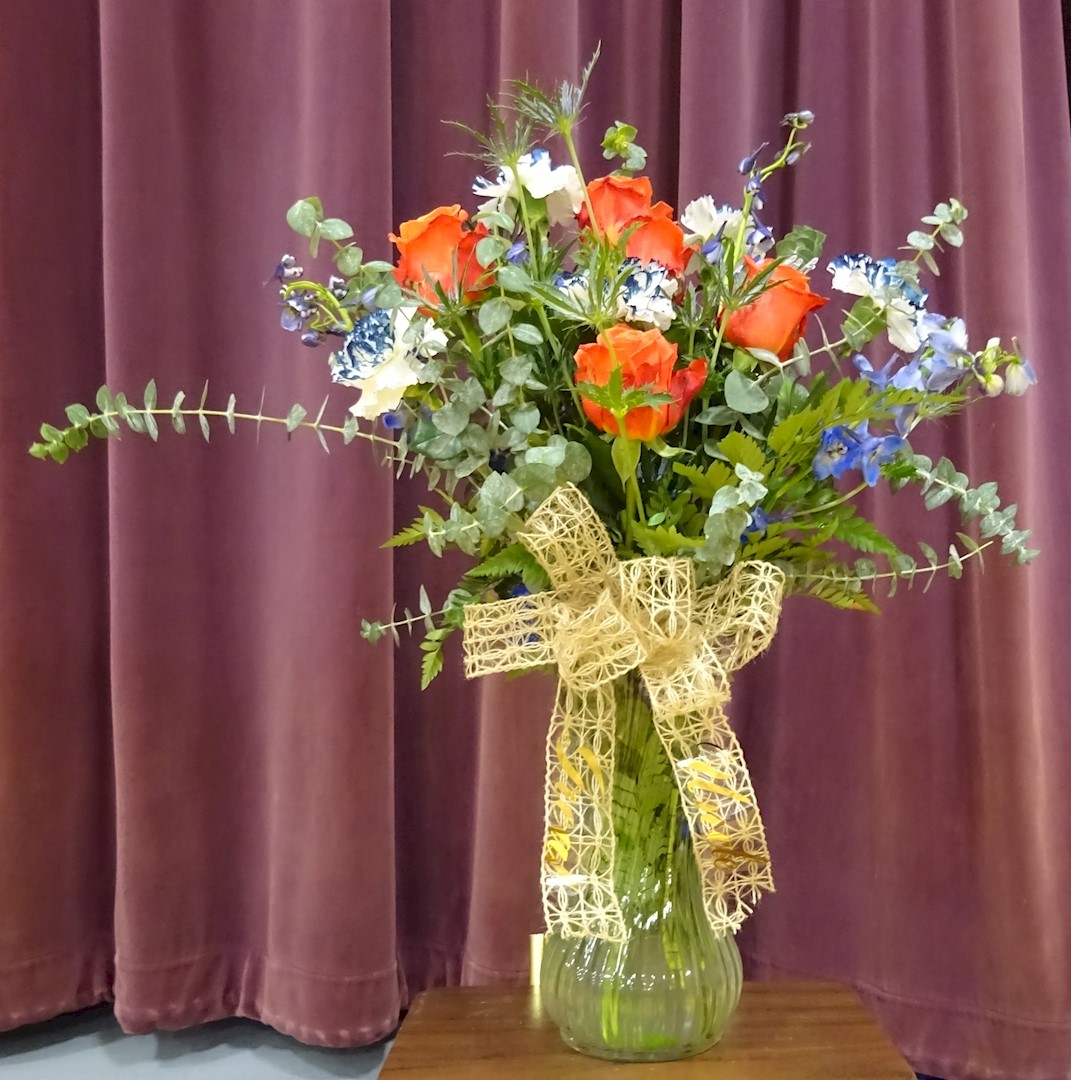 Flowers from J.T., Amanda, Pam, Colt, and Hayley