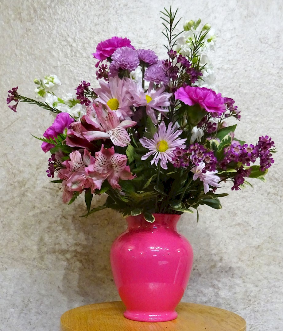 Flowers from The Clarks: Chris, Ellen, Laura, and Amanda