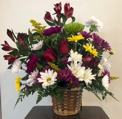 Flowers from Book and Thimble Club