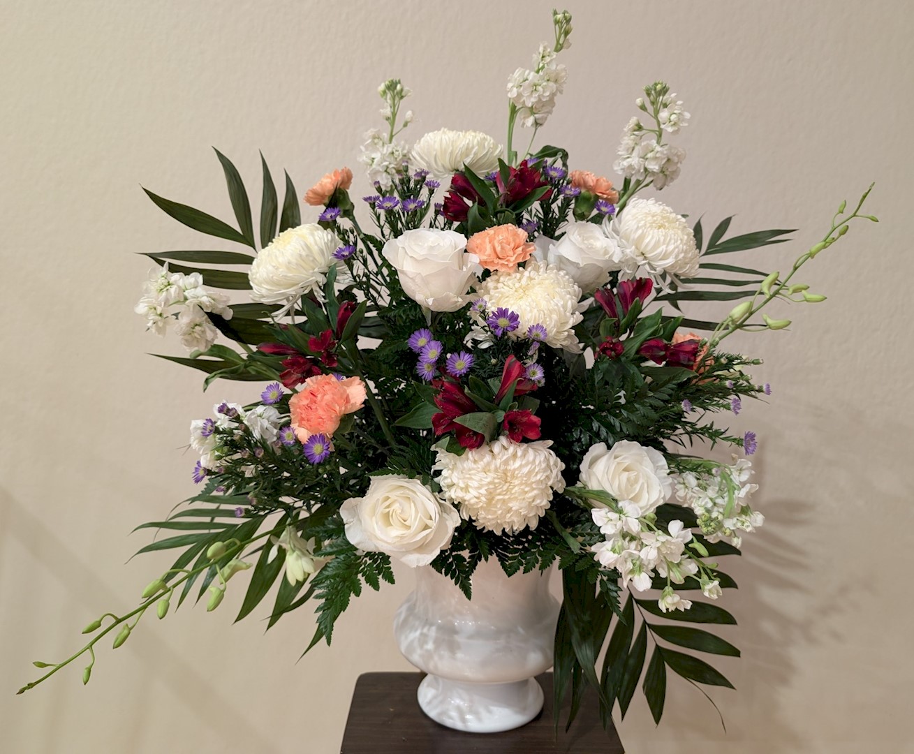 Flowers from Apple Roofing