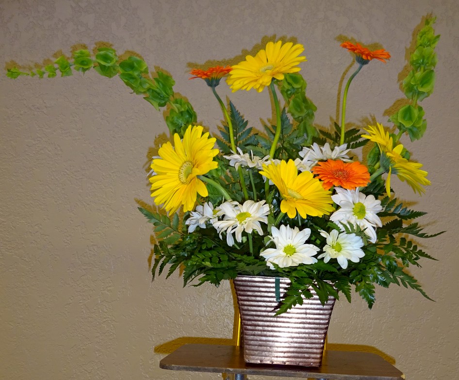 Flowers from Paul & Mary and Tom & Jacquilyn