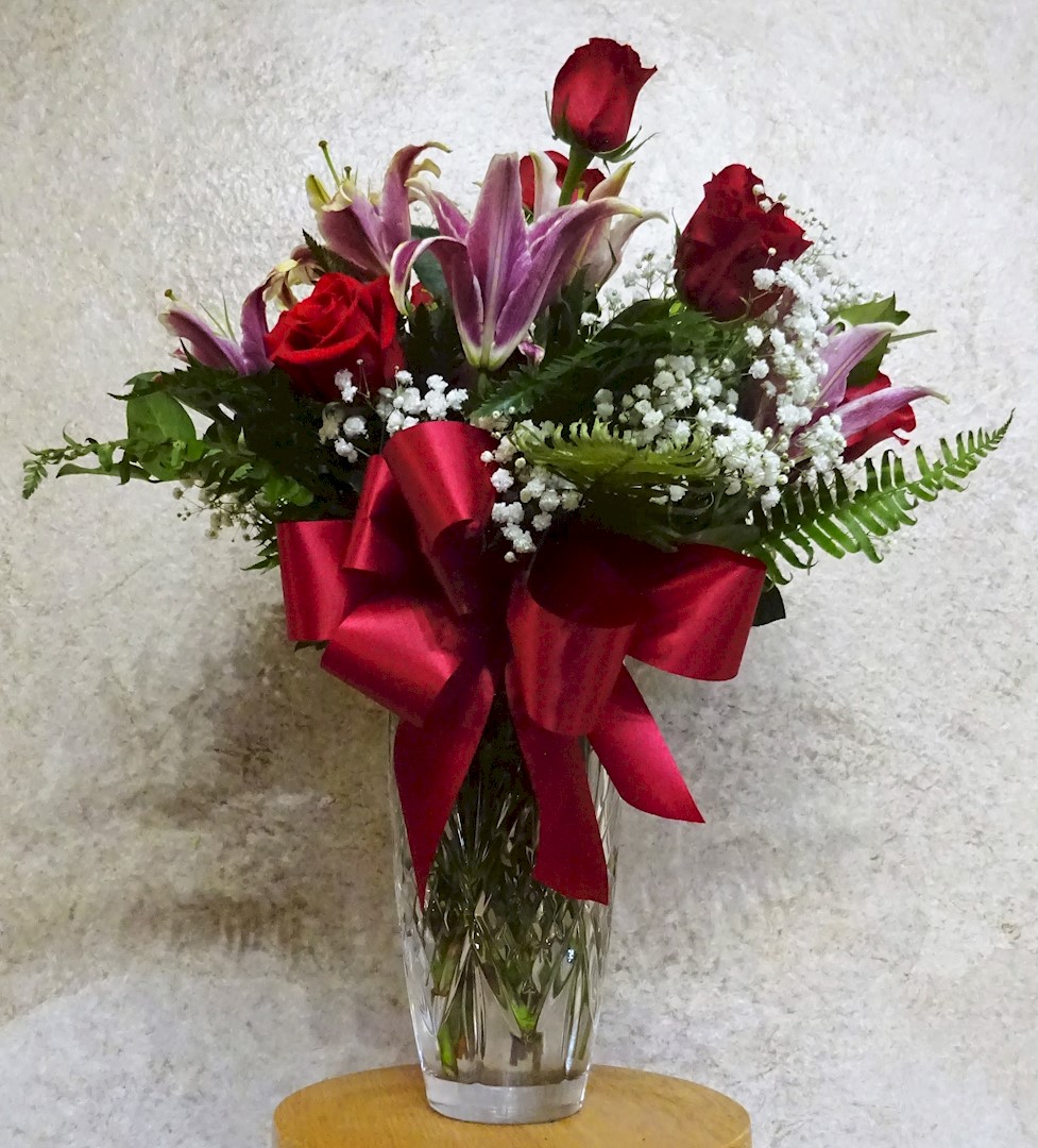 Flowers from Tracey Roe, Kenny, Patrick, and Brendan