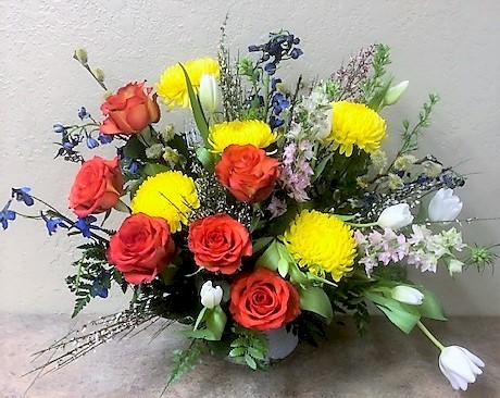 Flowers from The Delia Trimble Family: Janet, Kenneth, Michael, Scott, and Robyn