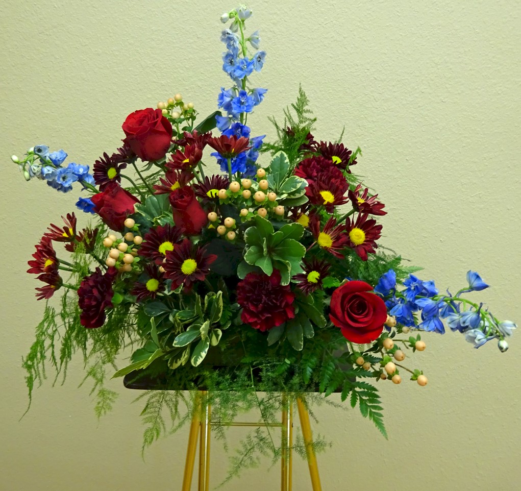 Flowers from Don, Jerry, Marie, and all Steakhouse employees