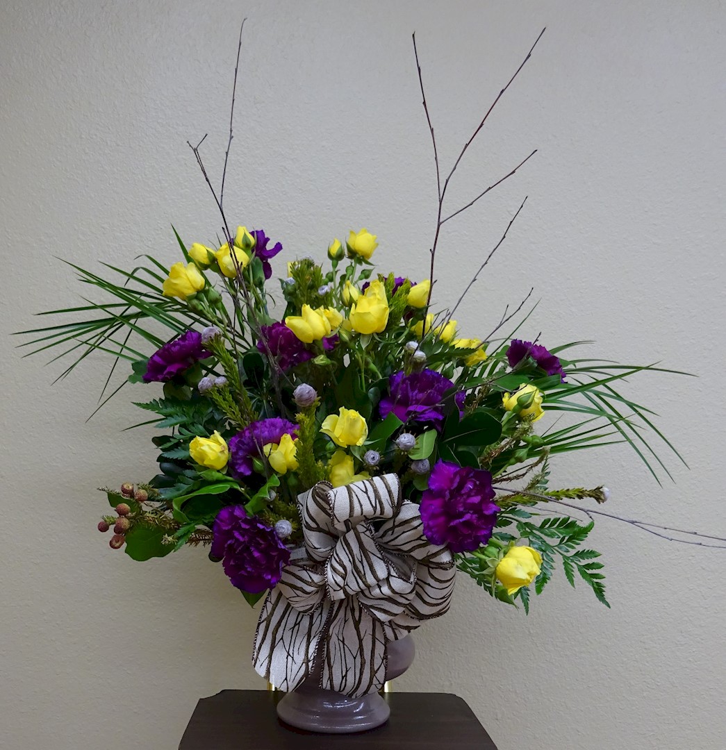 Flowers from Max and Jeannette Peterson; Susan Peterson; and Doug Peterson and Family