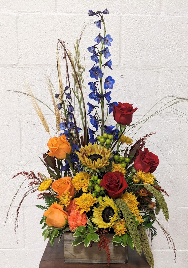 Flowers from Blake, Dawn, Levi, and Riley