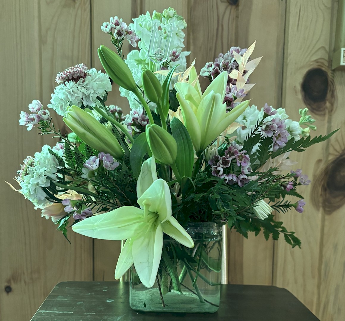 Flowers from Austin, Eric, Grace, and Jackson