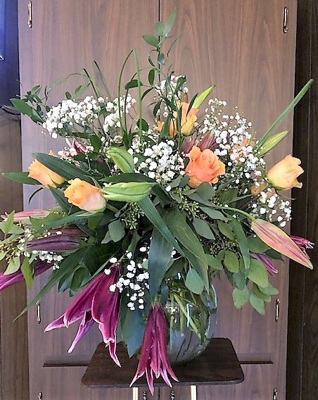 Flowers from Pat, Rosemary, and Family