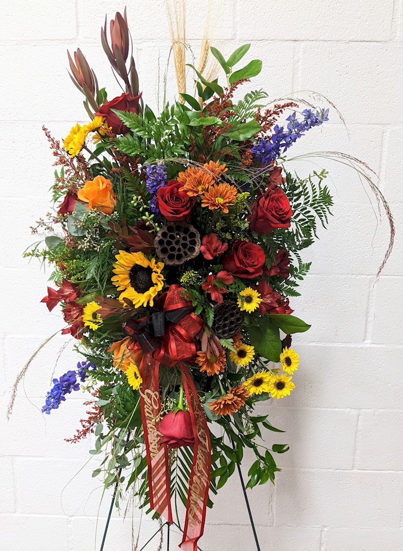 Flowers from Family - "Grandson" "Firefighter"