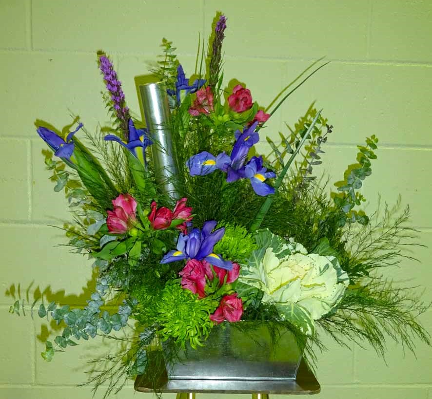 Flowers from Wall Track Coaches - Stacey Stewart-Hess, Karol Patterson, and Ashley Kier