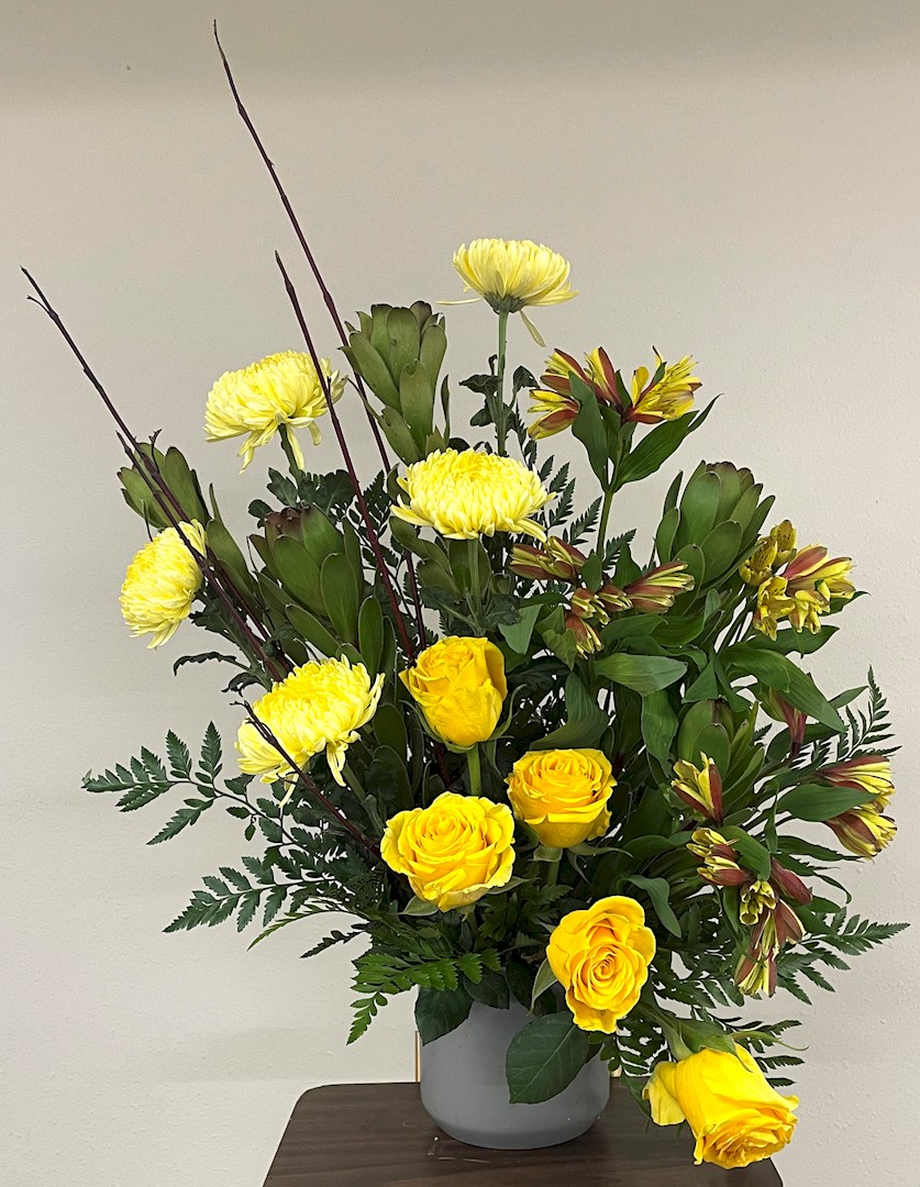 Flowers from Heeb Family: Dean Heeb; Matt Heeb and Family; Rose O'Brien and Family; Dawn Schwinler and Family; and Cecil Heeb
