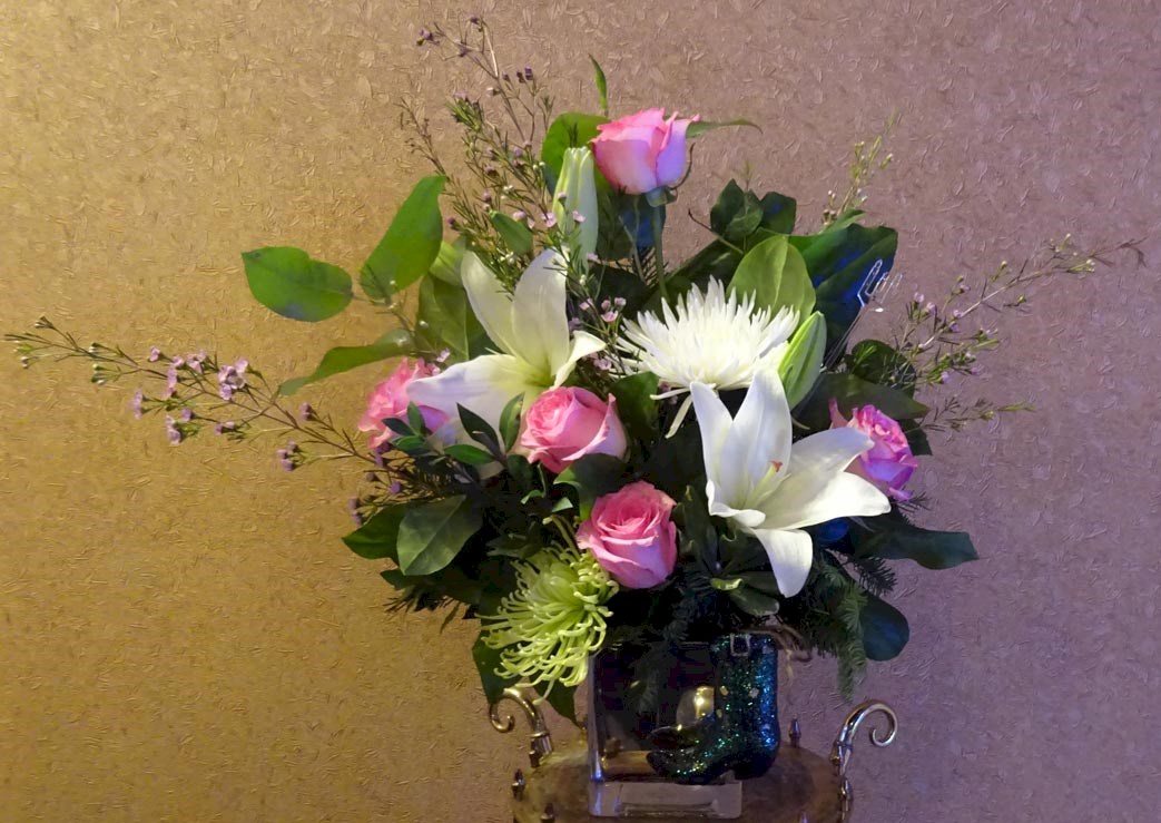 Flowers from Mark and Emily Flint