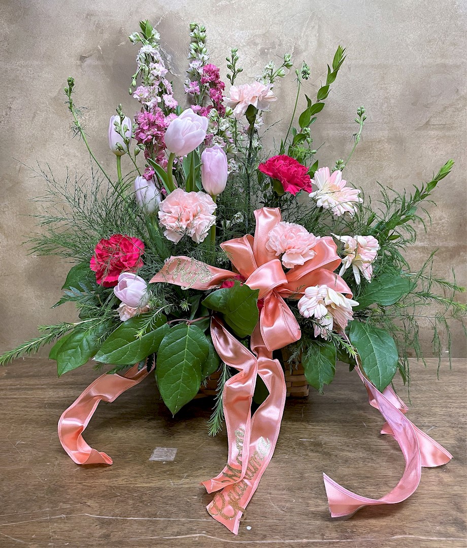 Flowers from Family - "Mom" "Grandma"
