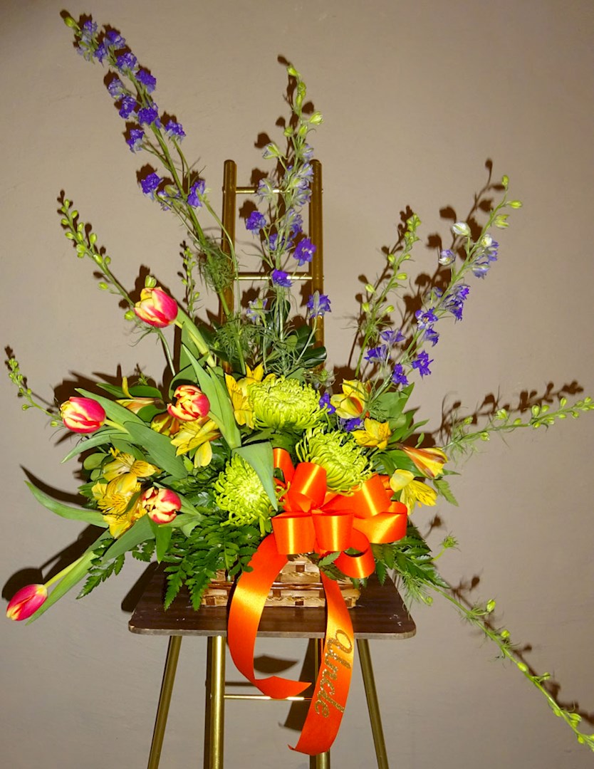 Flowers from Eulalia, Jack & Betty, Ray, and Bill & Jane Ann Mansfield
